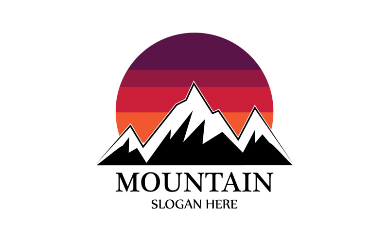 Modèle vectoriel de logo d'icône de soleil; mangé v3