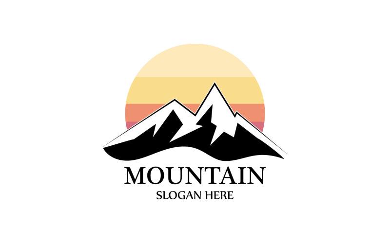 Modelo de vetor de logotipo de ícone de sol;ate v43