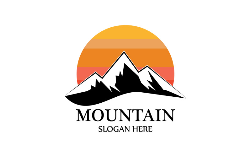 Zon pictogram logo vector sjabloon; v53