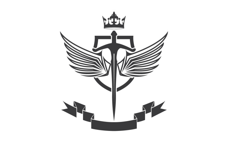 Icona del logo del re signore della spada e della corona v39