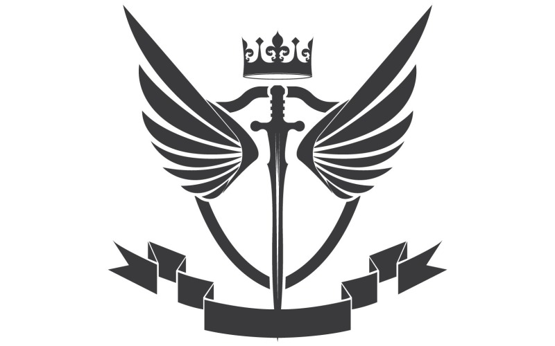 Icona del logo del re signore della spada e della corona v49