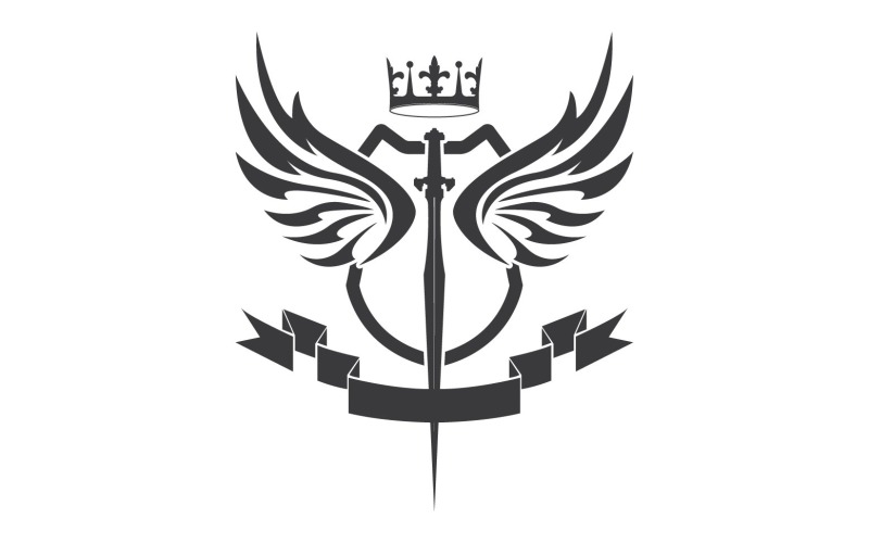 Icona del logo del re signore della spada e della corona v62