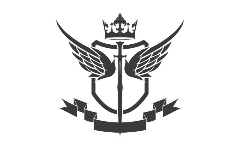 Icona del logo del re signore della spada e della corona v63