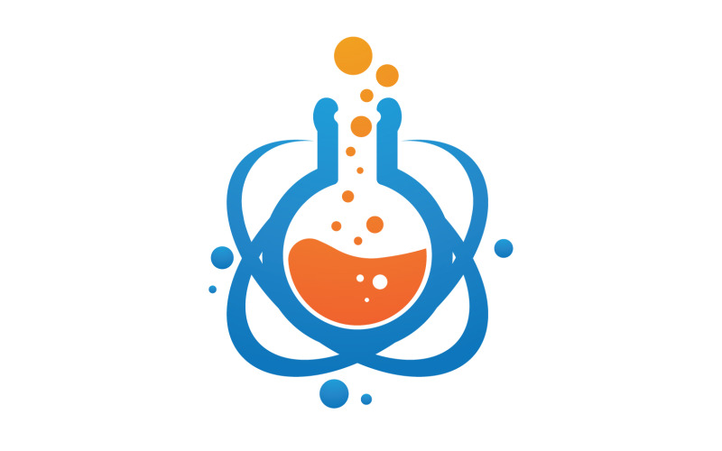Laboratoria bootle ikona logo wektor v14