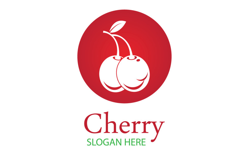 Вектор значков логотипа Chery Fruit v36