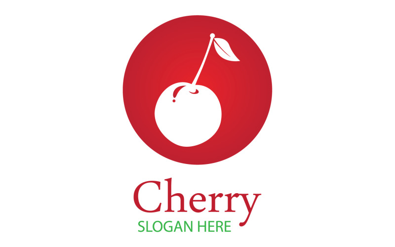Вектор значков логотипа Chery Fruit v34