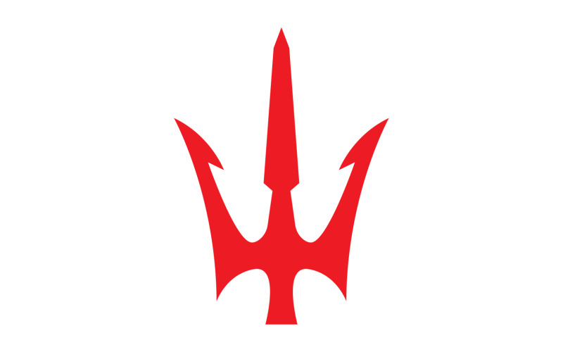 Magisk treudd trisula vektor v2
