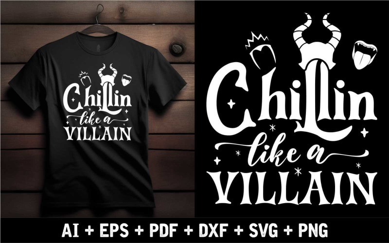 Чилійський дизайн футболки Like A Villain
