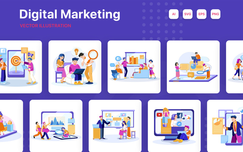 M257_ Digitaal marketingillustratiepakket