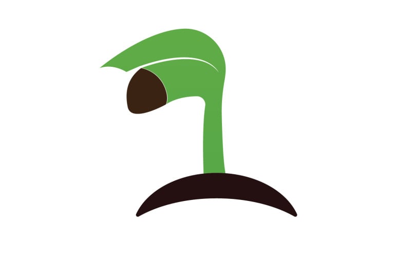 Seeds sprout sprouts template logo v42