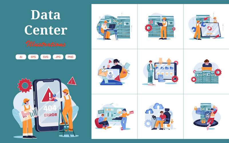 M407_Data Center illusztrációs csomag