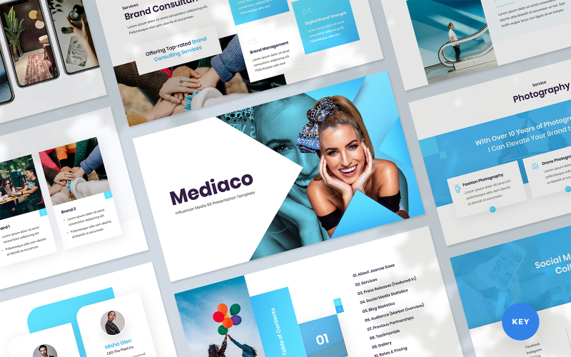 Mediaco - Modelo de apresentação de kit de mídia
