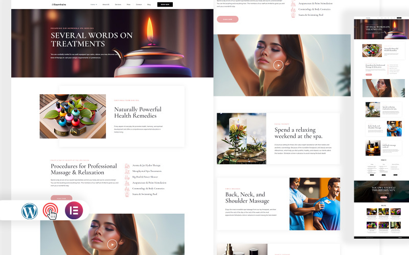 Rasmhaire - Güzellik Spa Bakımı ve Güzellik Salonu WordPress Teması