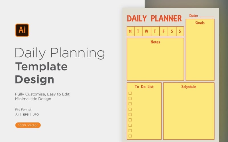 Dagsplanerare Sheet Design 13