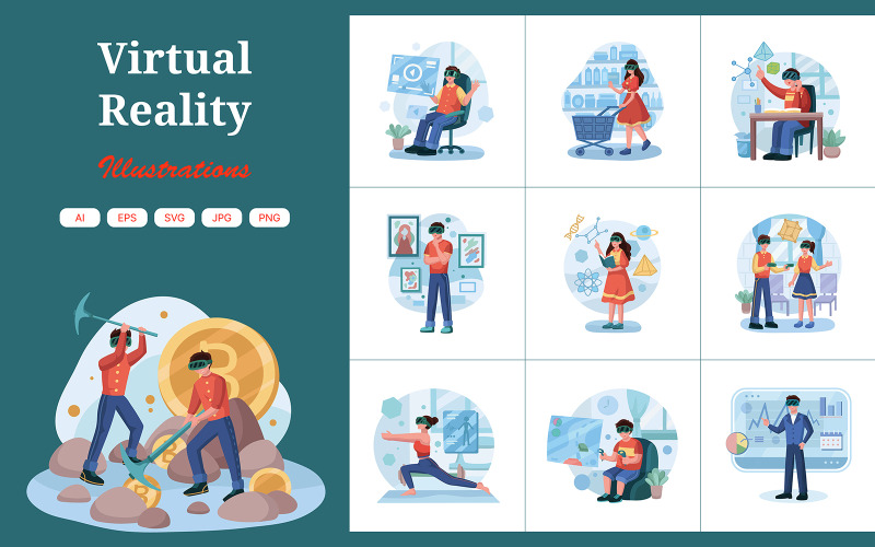 M459_ Virtual-Reality-Illustrationspaket