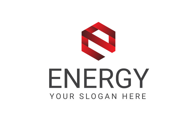 Modello gratuito con logo Energy Letter E