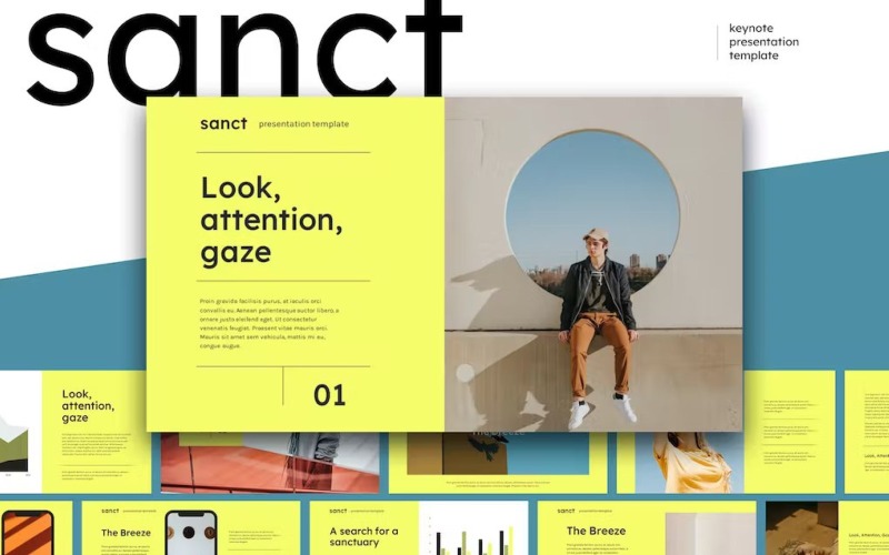 Sanct - Modern Keynote Template #357808 - TemplateMonster