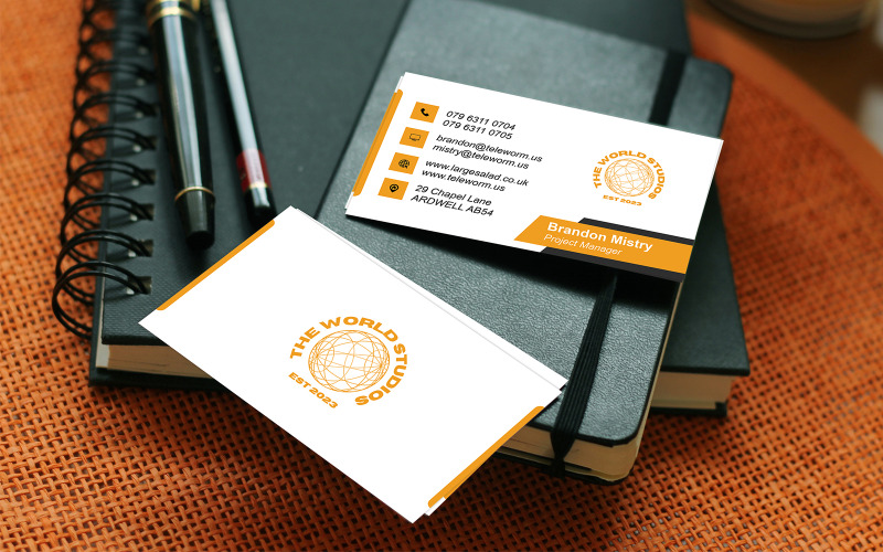 Stunning visiting Card - fully editable - Ready to Use - printable format