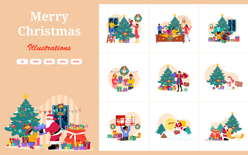 M522_ Noel İllüstrasyon Paketi