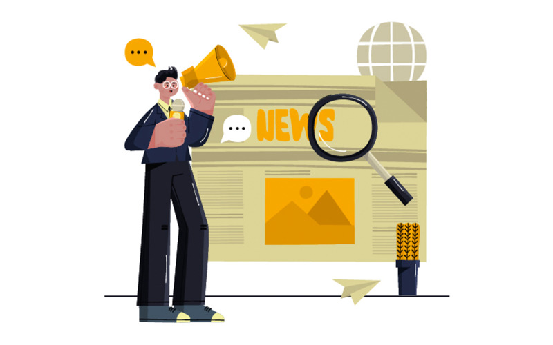 News Concept Illustration
