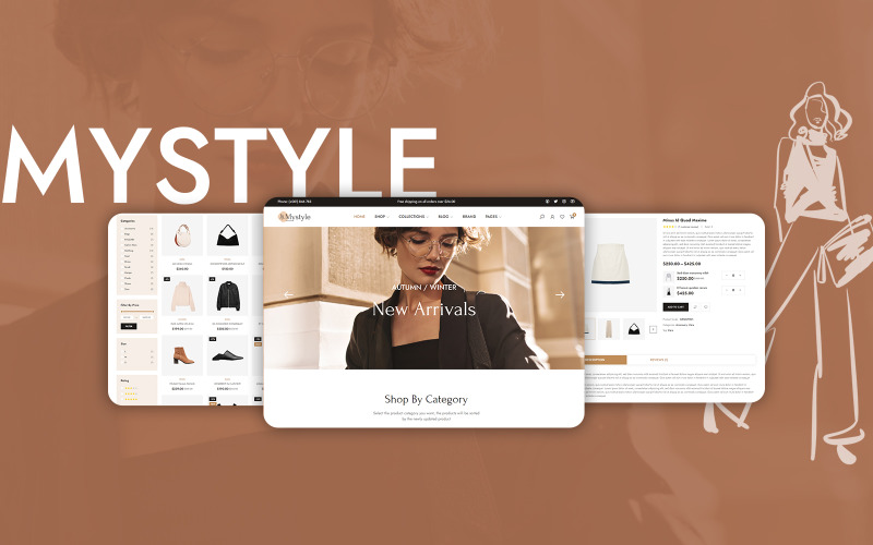 MyStyle - Oblečení a móda Elementor téma WooCommerce
