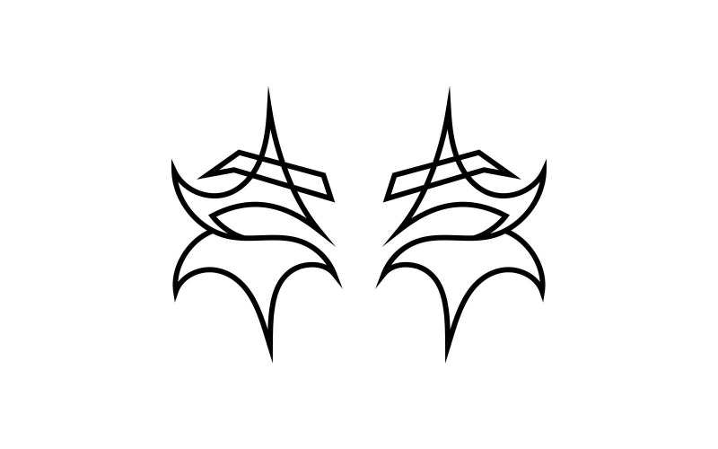 Création de logo noir créatif pour masque pour les yeux Jokar