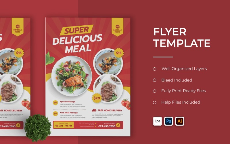 Delicious Meal Flyer Mall