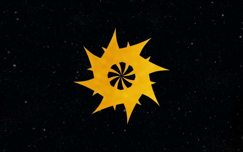 Creative Golden Vintage Flower Logo Design 12
