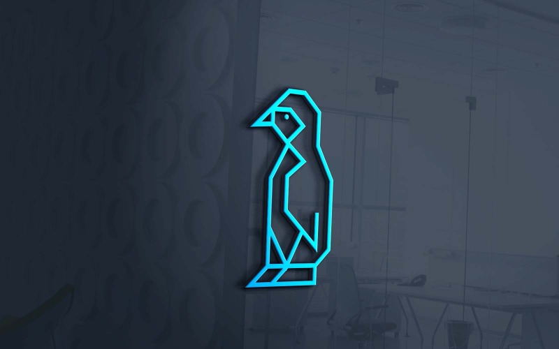Креативний дизайн логотипу нового бренду Penguin для вашого бізнесу