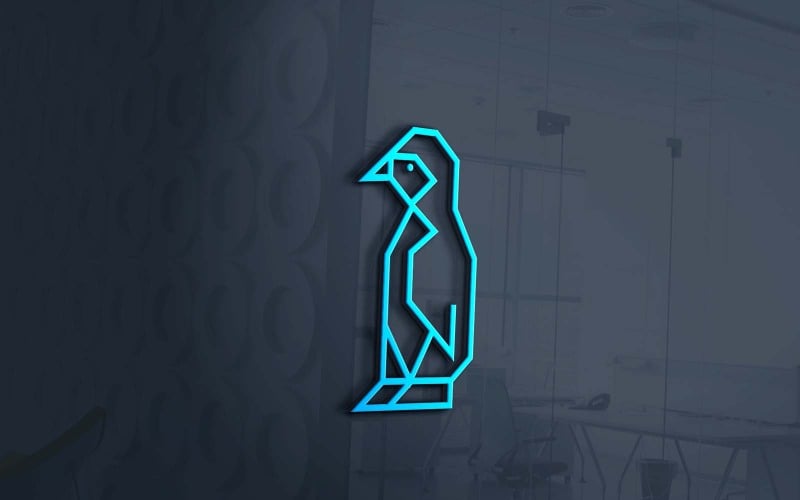Ny varumärke Penguin Creative Logo Design för ditt företag