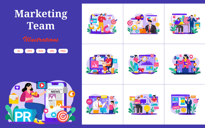 M561_ Marketingteams Illustration_Teil 01