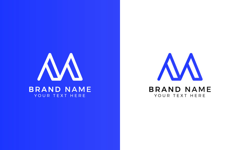 Branding M logo template, Branding logo - TemplateMonster