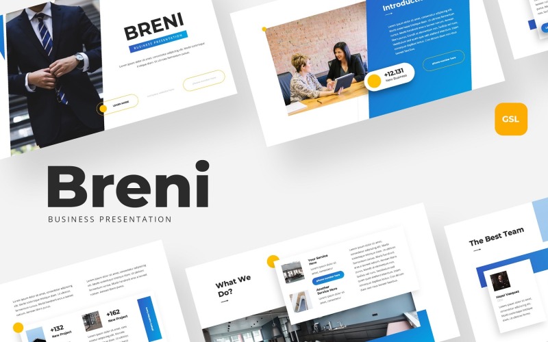 Breni: modello di presentazioni Google aziendali