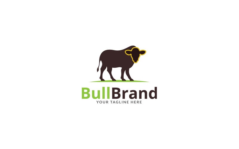 Design-Vorlage für das Bull-Markenlogo