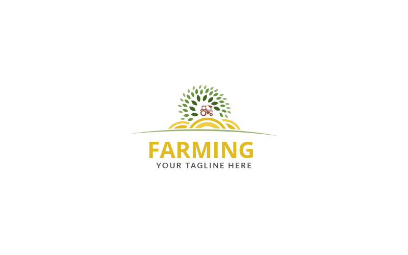 FARMING logó tervezősablon