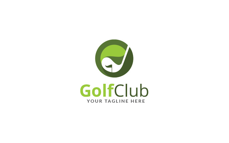 Šablona návrhu loga golfového klubu ver 3