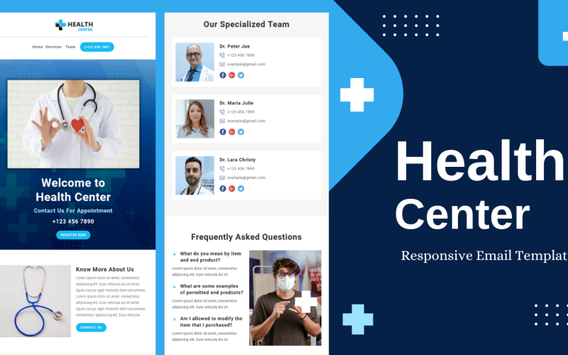 Centrum Zdrowia – Responsywny Szablon E-maila