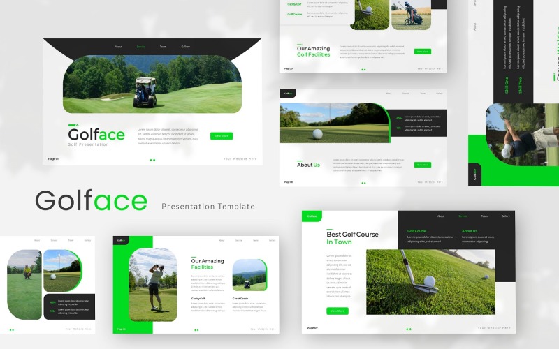 Golface – Golf-Keynote-Vorlage