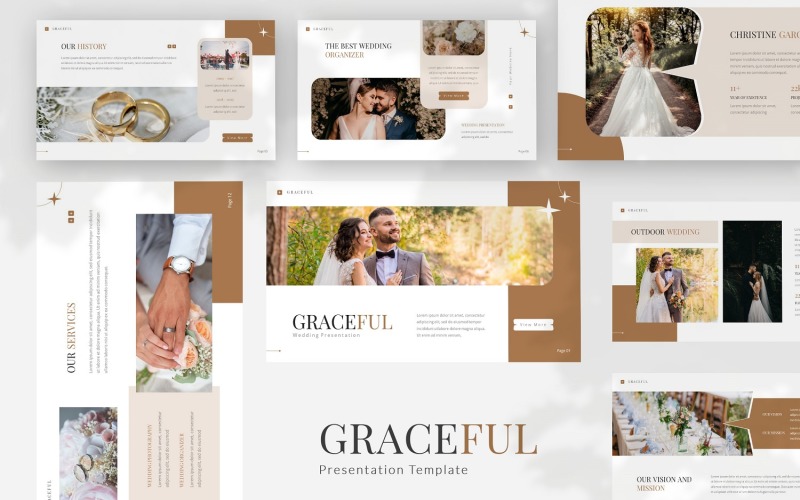 Graceful — Esküvői kulcsszó sablon