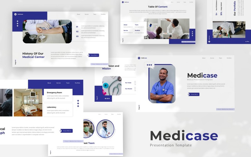 Medicase – Medizinische Keynote-Vorlage
