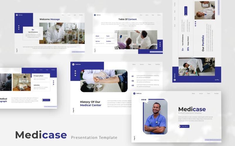 Medicase: modello PowerPoint medico