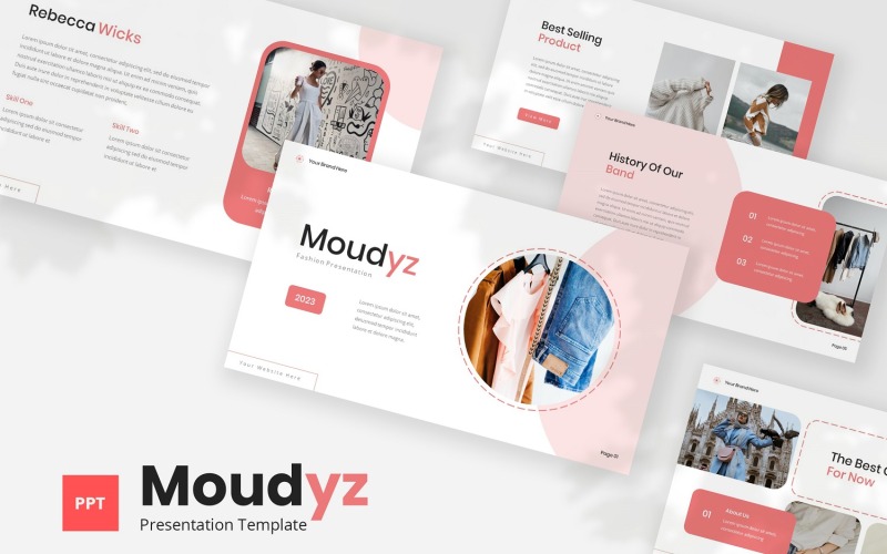 Moudyz — Модний шаблон Powerpoint