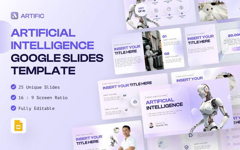 Artific – AI Google Slides-Vorlage
