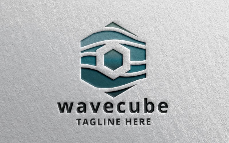Logo del marchio Wave Cube Pro