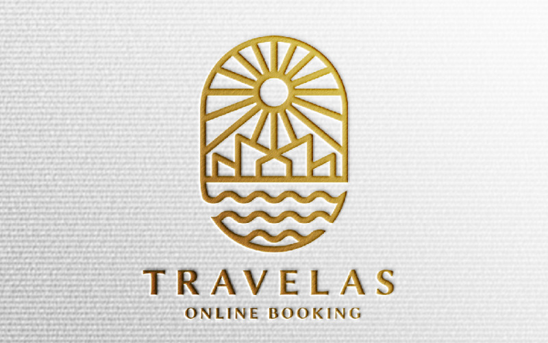 Логотип онлайн-бронирования Travelas