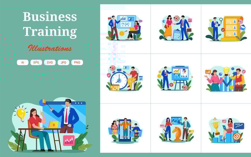 M685_ Business-Training-Illustrationspaket 1