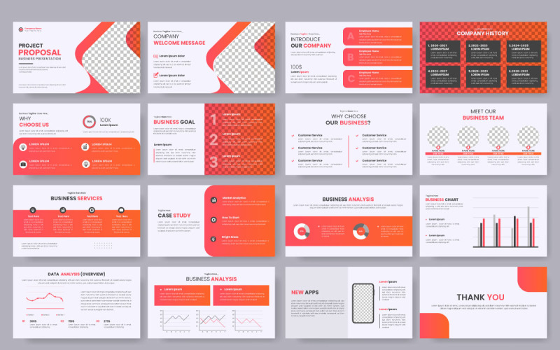 Présentation d'entreprise, conception de profil, rapport de projet ...