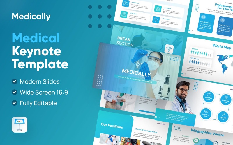 Médicalement - Modèle de présentation principale médicale et saine