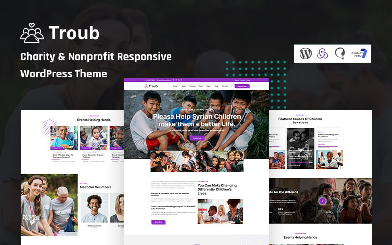 Troub - Charity & Nonprofit WordPress Theme