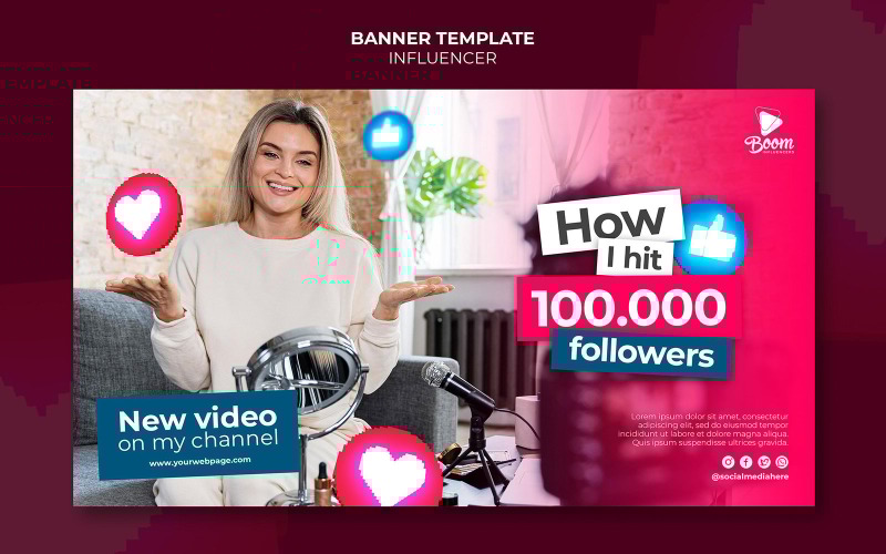 Plantillas de portadas de marketing en redes sociales